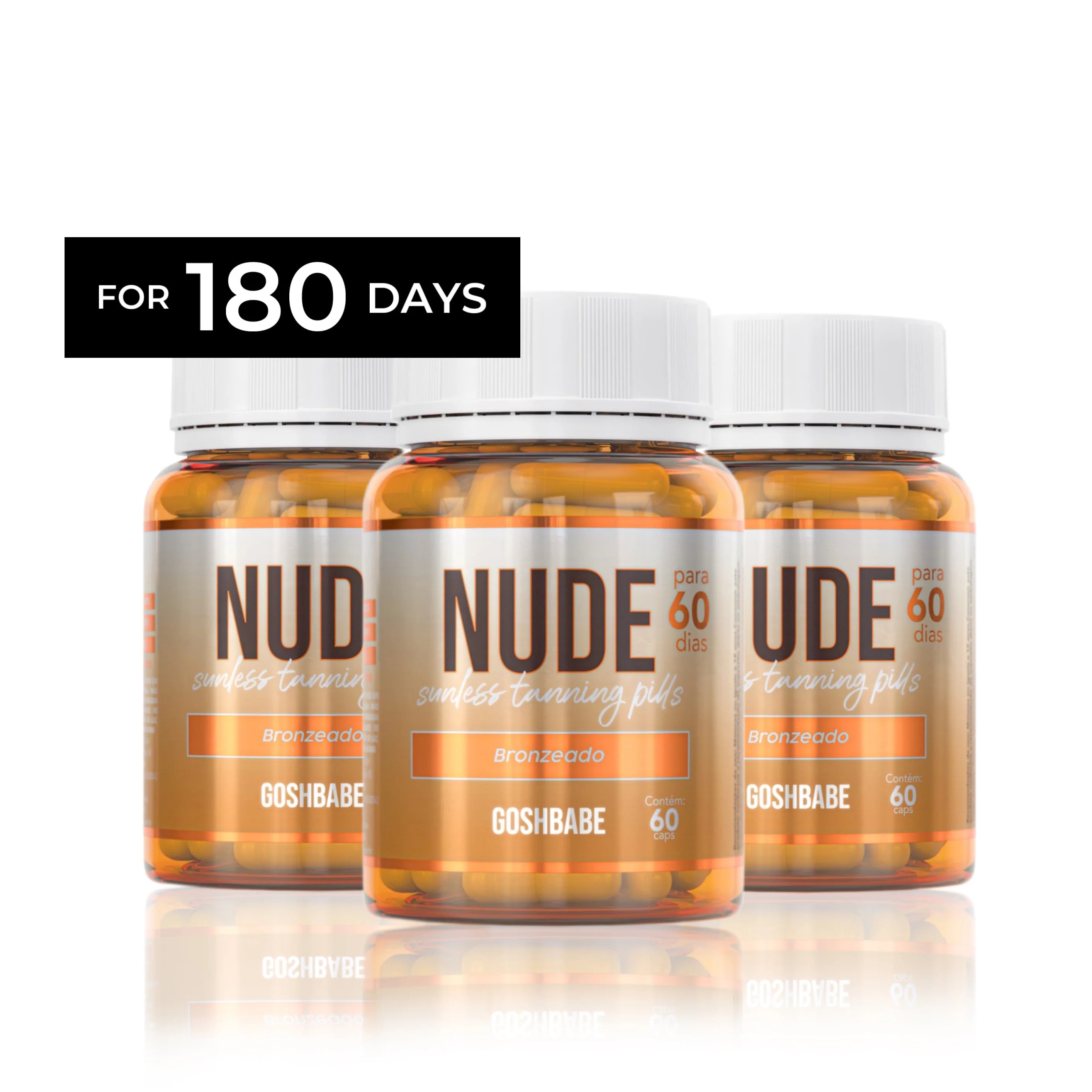 NUDE KIT ( for 6 months ) Sunless tanning pills