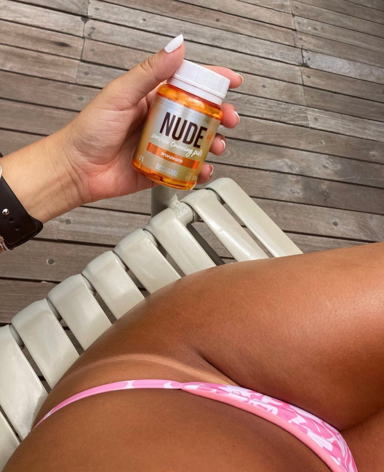 NUDE ( for 2 months ) Sunless tanning pills